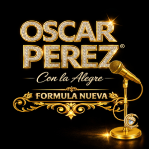 LOGO OSCAR PEREZ CON LA ALAEGRE FORMULA NUEVA